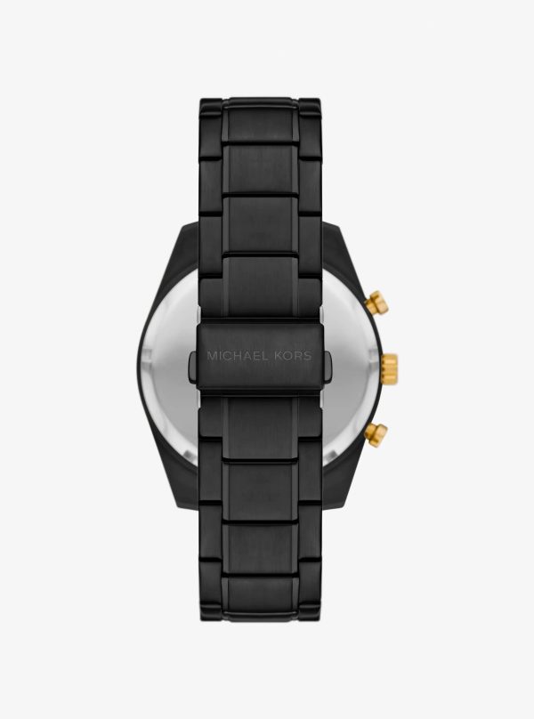 Michael Kors Oversized Warren Black-Tone Watch - Preorder