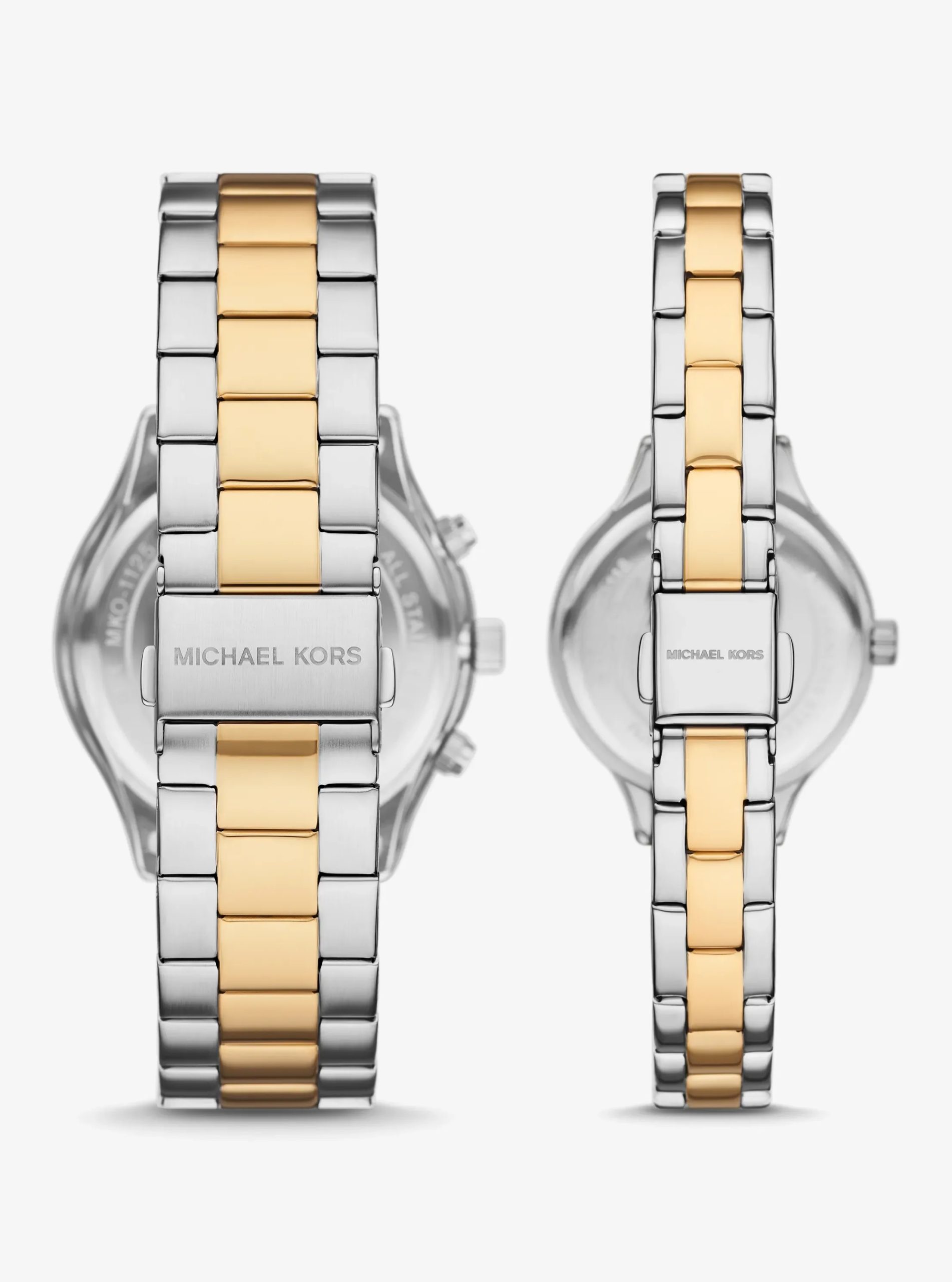 Michael Kors Aspyn His and Hers Pavé Two-Tone Watch Set - Preorder