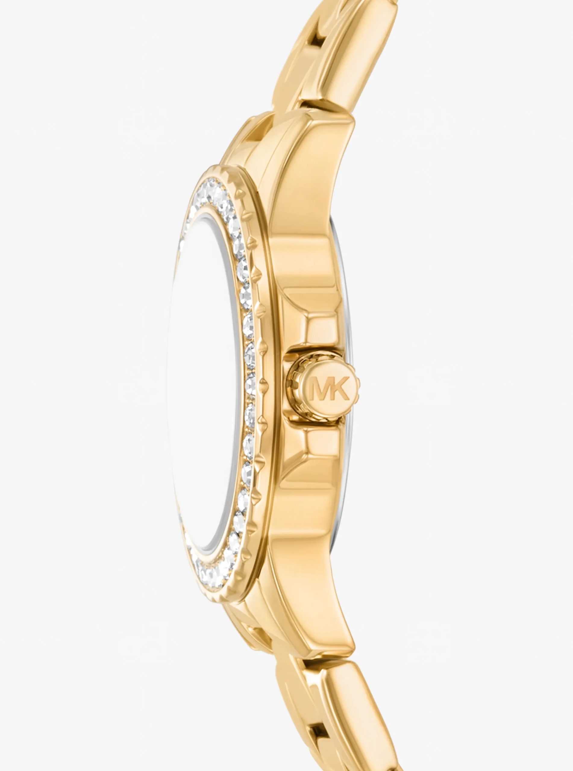 Michael Kors Petite Everest Gold-Tone Watch and Pavé Bangle Jewelry Gift Set - Preorder - Image 2