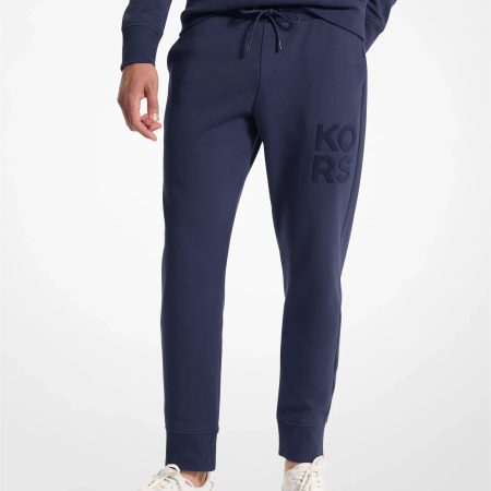 Michael Kors KORS Cotton Blend Joggers - Preorder — Midnight