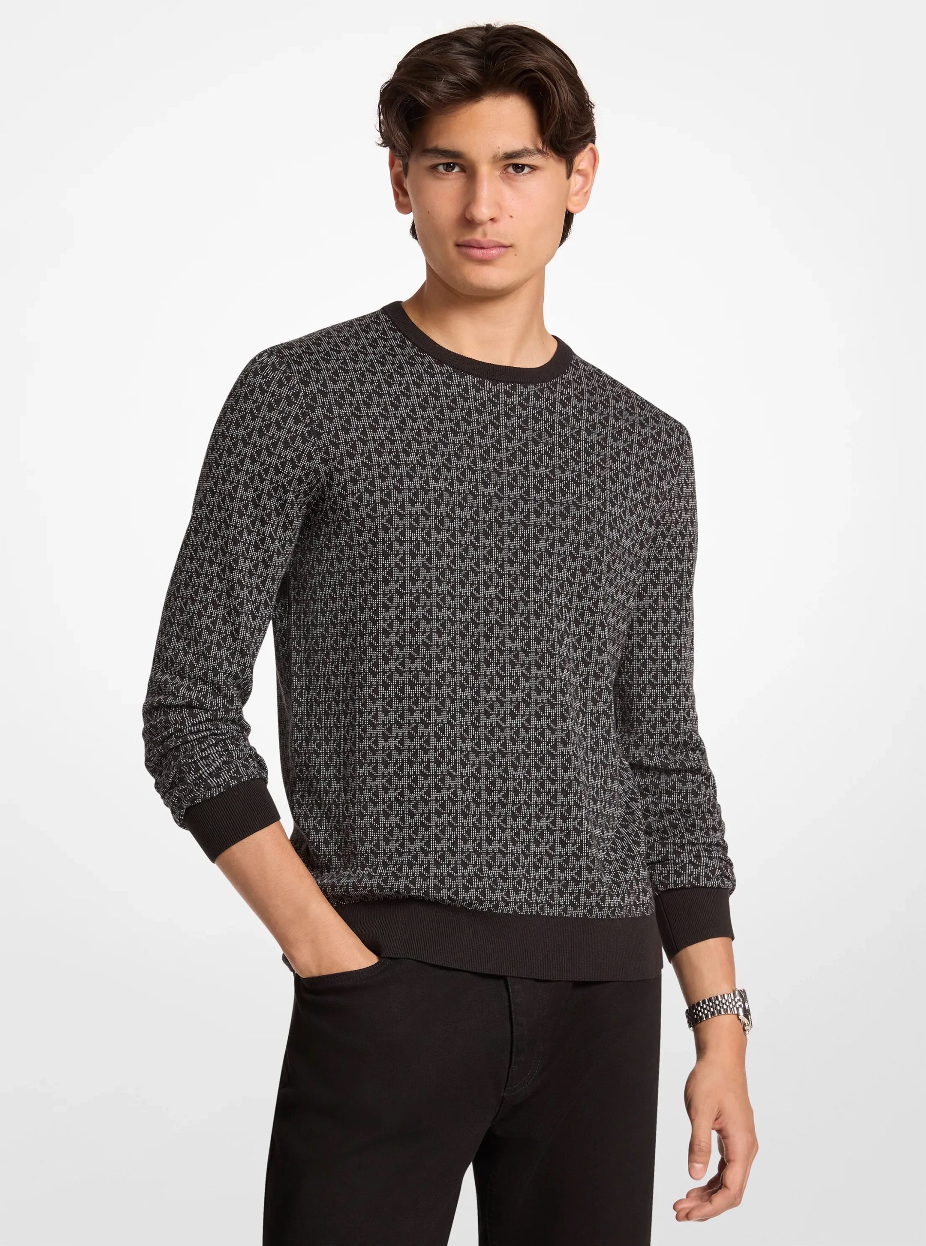 Michael Kors Signature Logo Cotton Sweater - Preorder