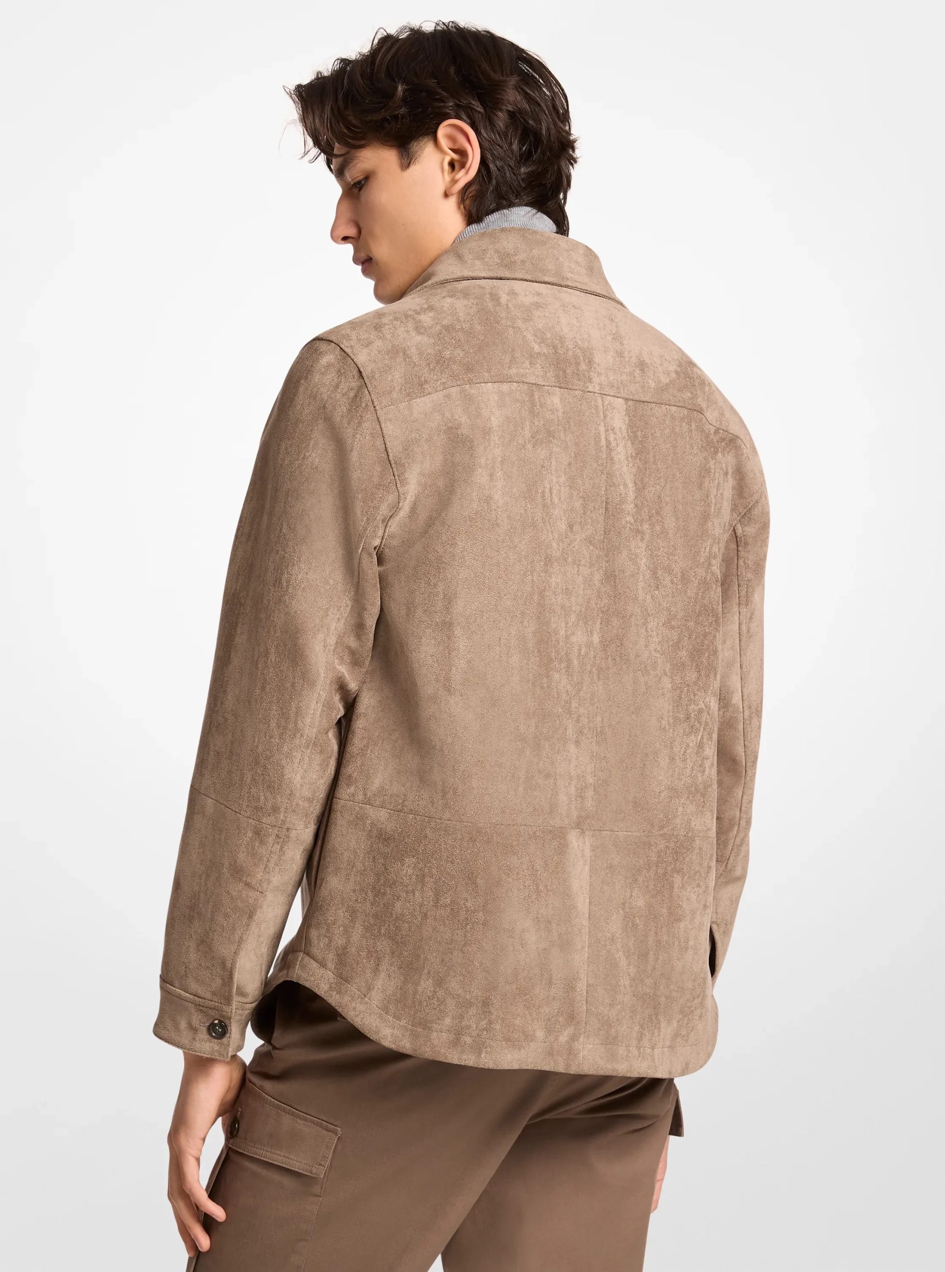 Michael Kors Microsuede Shirt Jacket - Preorder