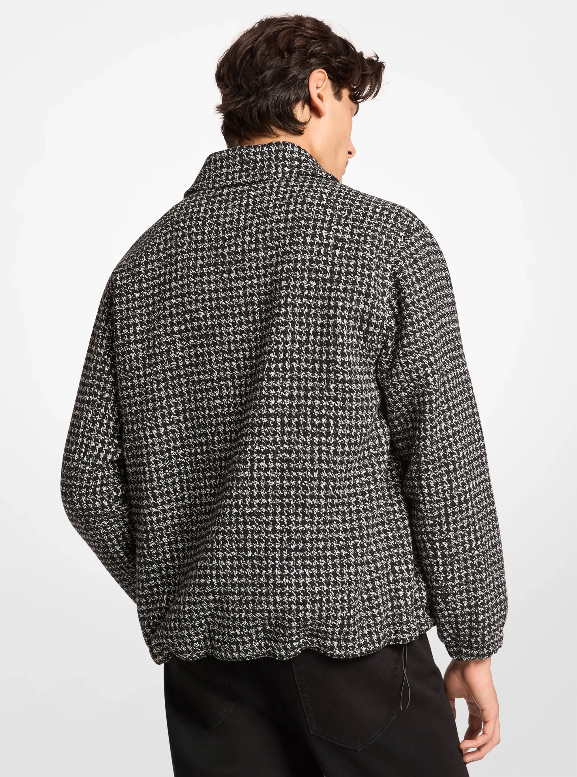 Michael Kors Houndstooth Jacquard Jacket - Preorder