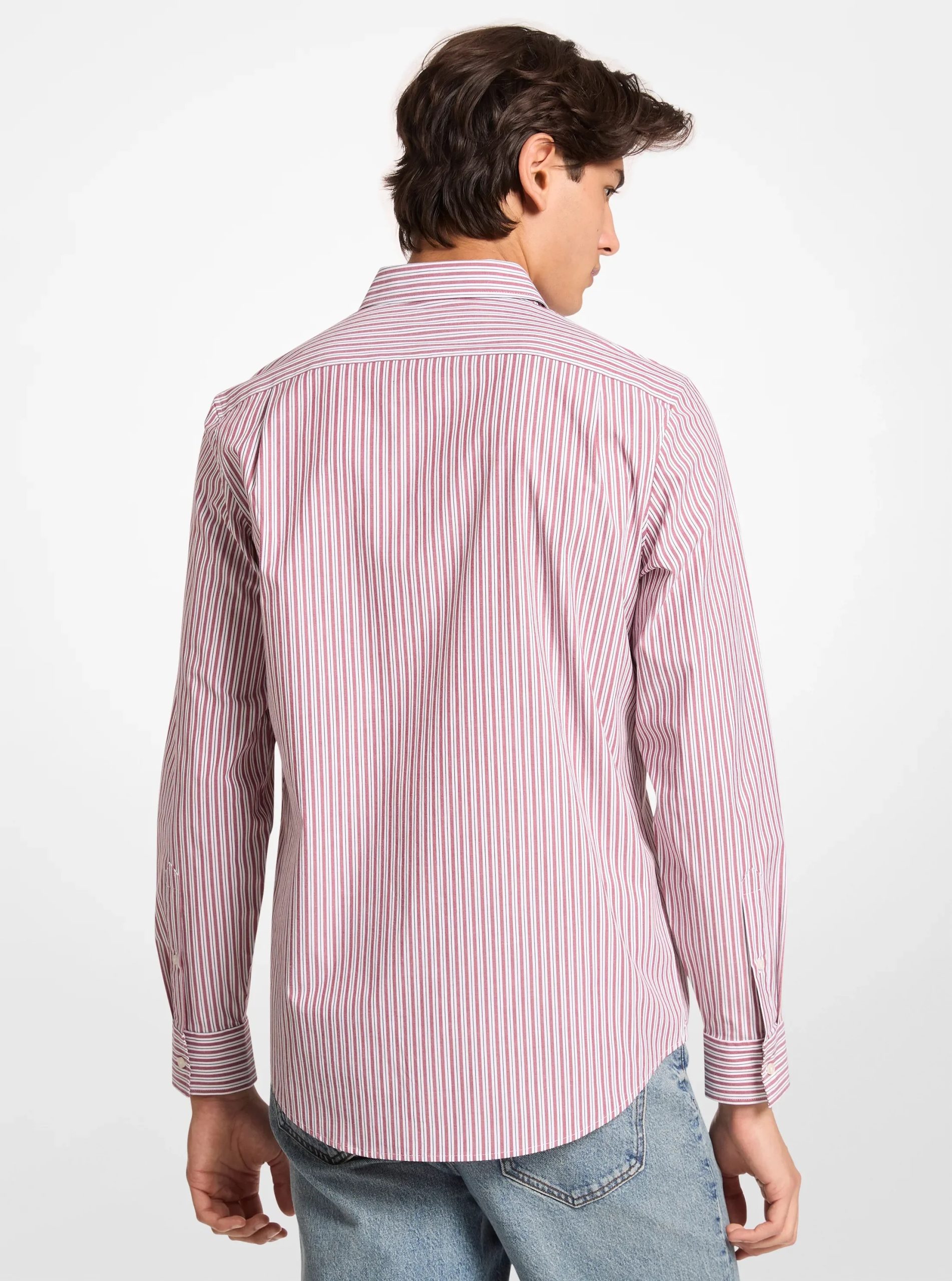 Michael Kors Striped Stretch Cotton Shirt - Preorder - Image 2