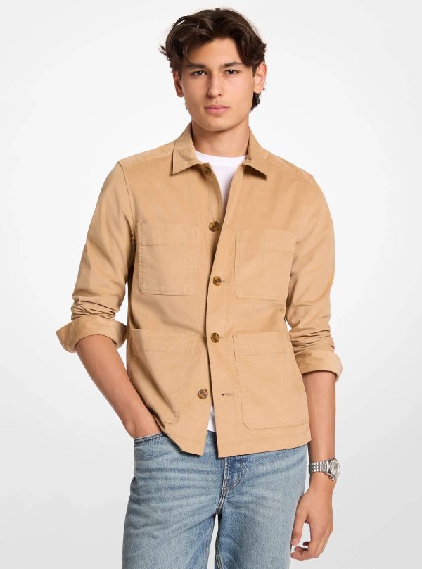 Michael Kors Cotton Blend Shirt Jacket - Preorder