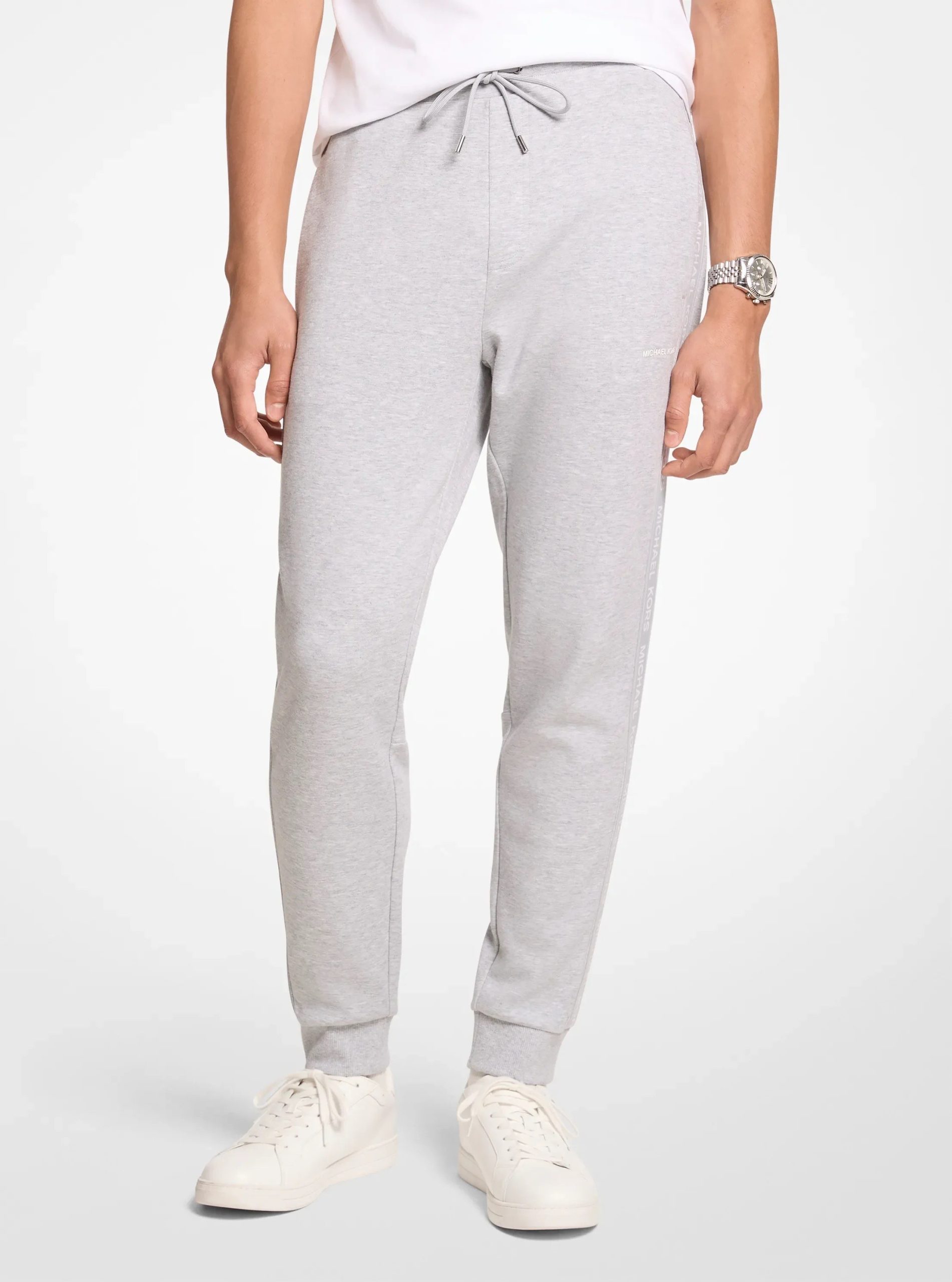 Michael Kors Logo Tape Cotton Blend Joggers - Preorder