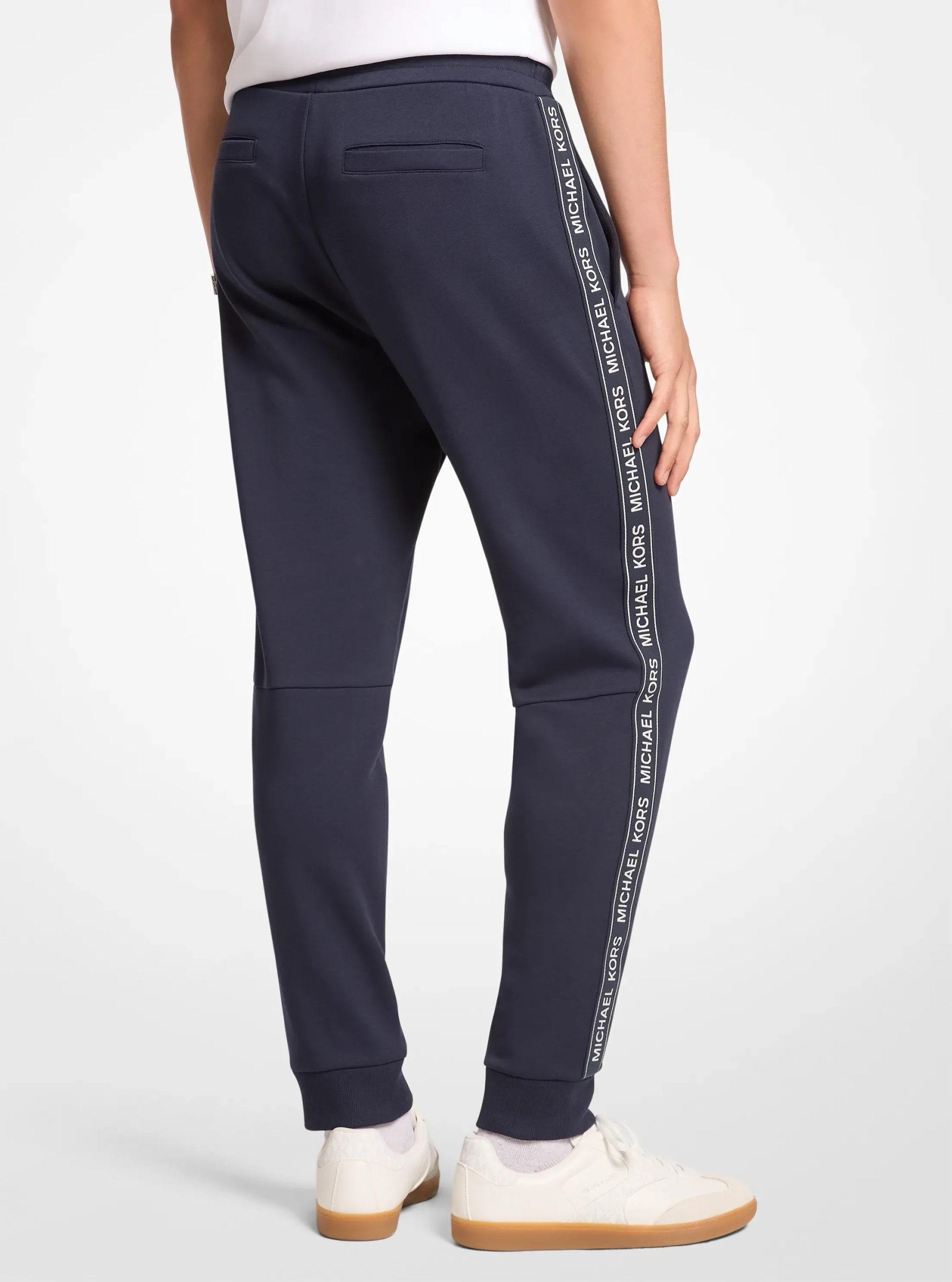 Michael Kors Logo Tape Cotton Blend Joggers - Preorder