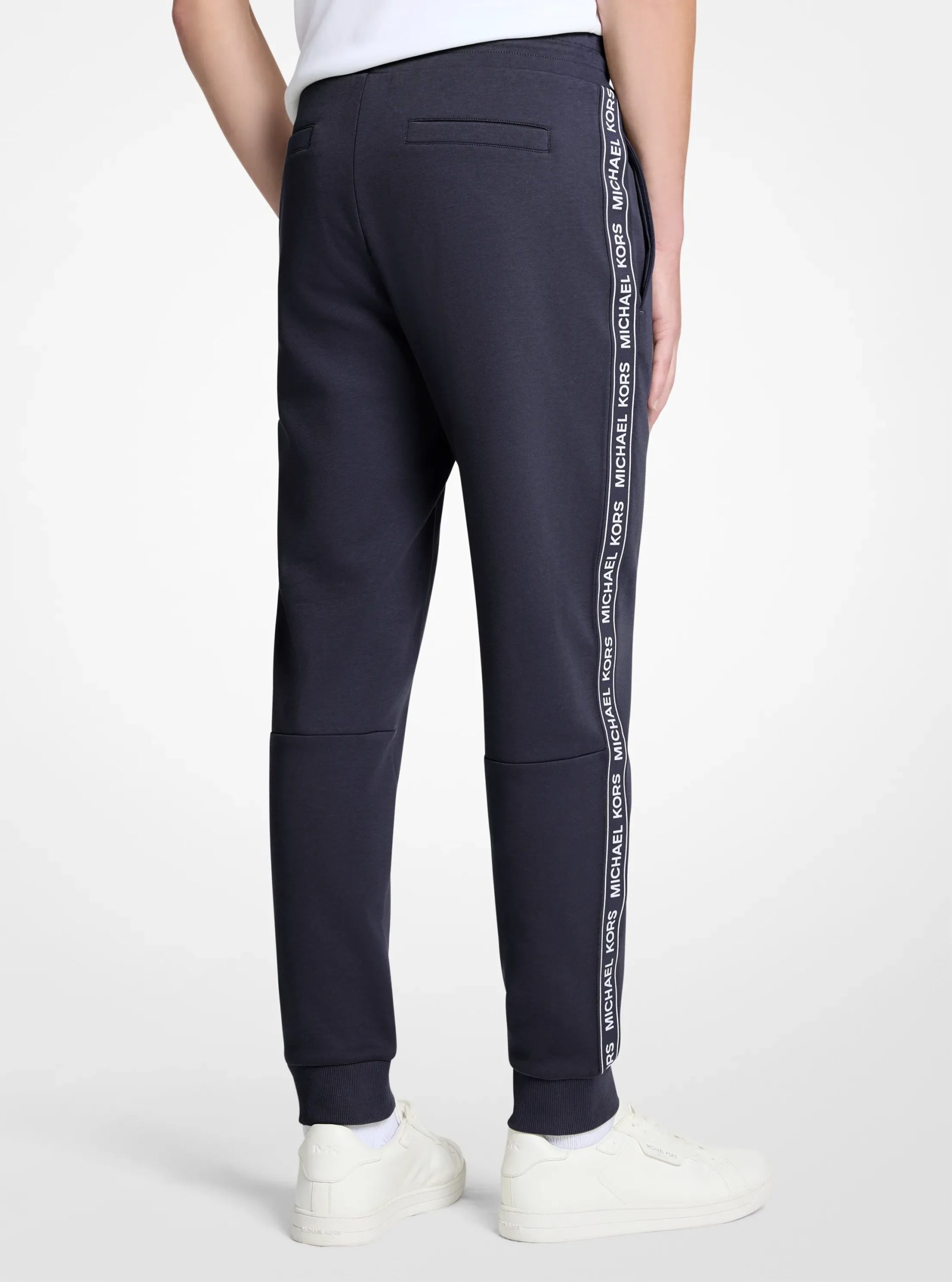 Michael Kors Logo Tape Cotton Blend Joggers - Preorder - Image 2