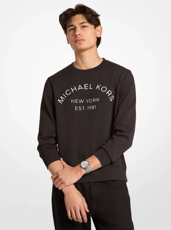 Michael Kors Logo Cotton Blend Crewneck Sweater - Preorder