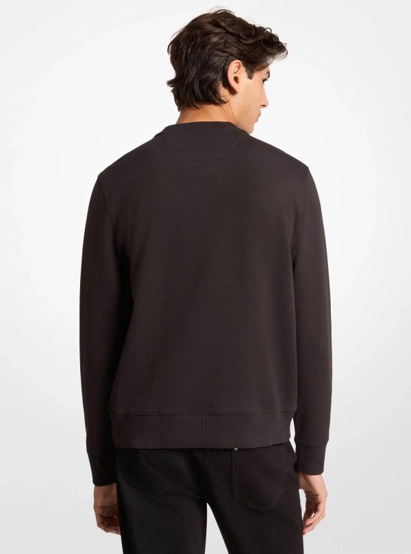Michael Kors Logo Cotton Blend Crewneck Sweater - Preorder