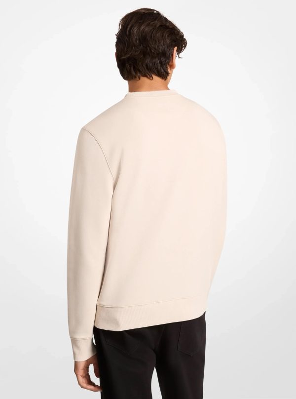 Michael Kors Logo Cotton Blend Crewneck Sweater - Preorder