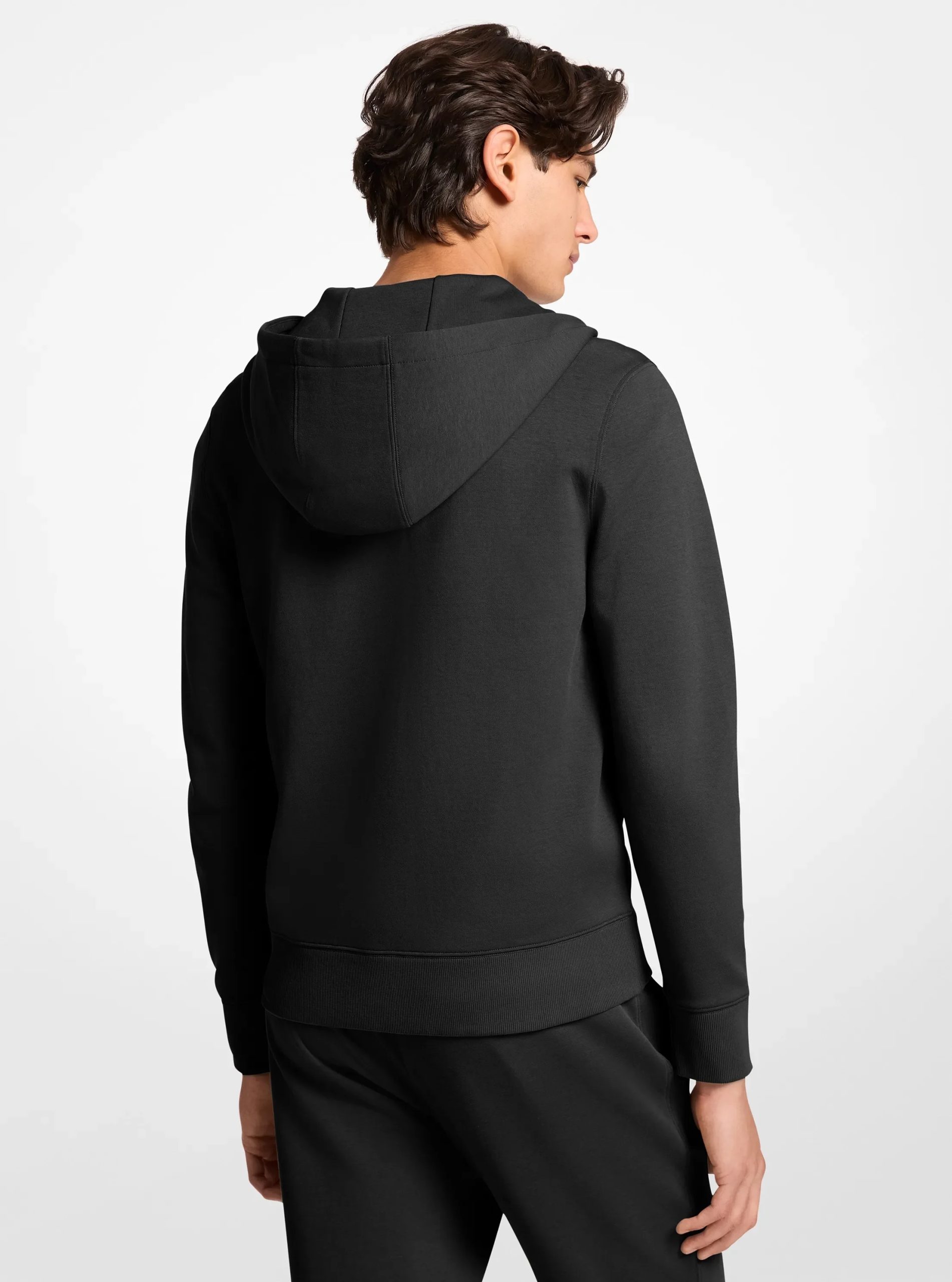 Michael Kors Logo Cotton Blend Zip-Up Hoodie - Preorder