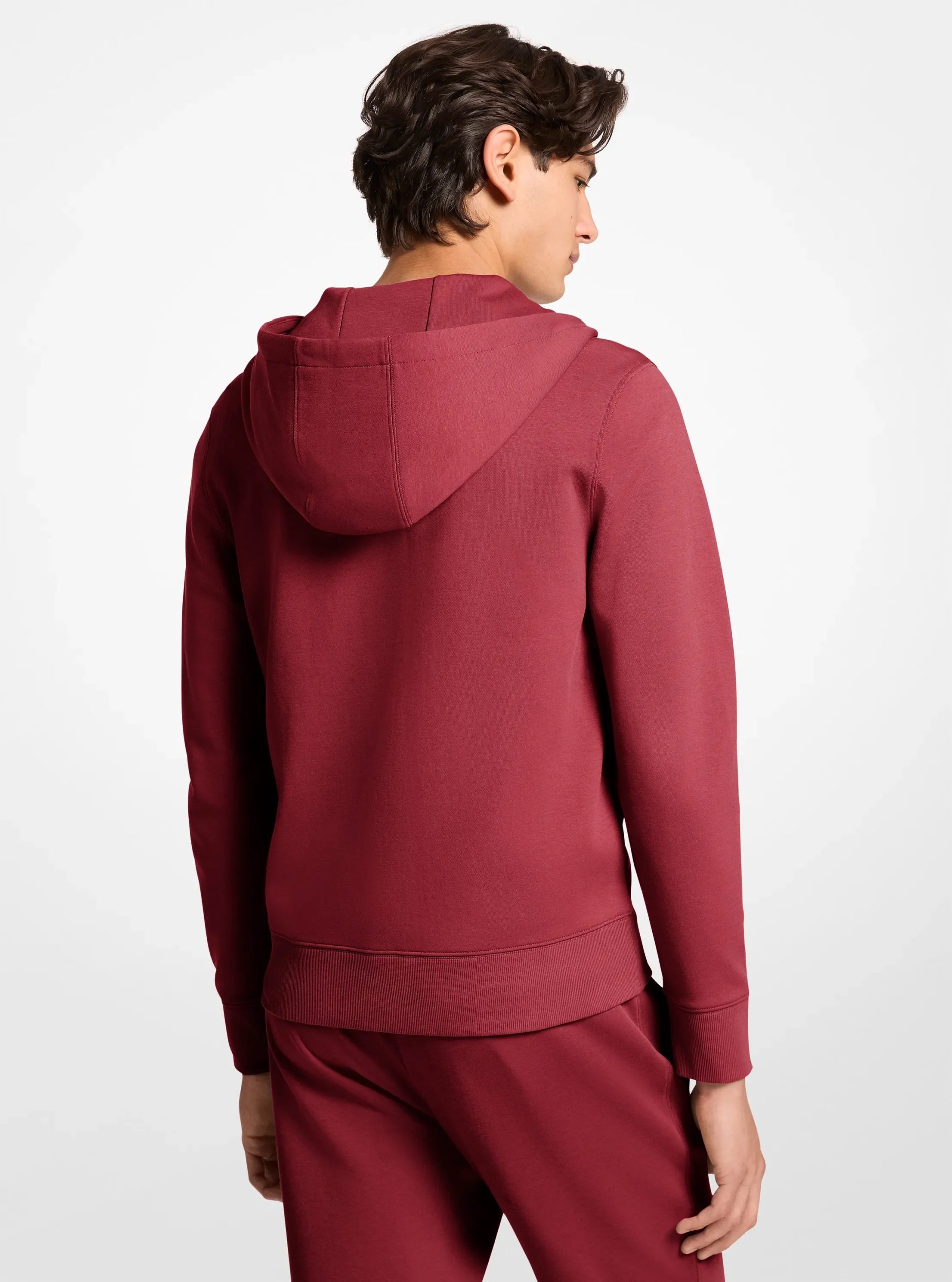 Michael Kors Logo Cotton Blend Zip-Up Hoodie - Preorder