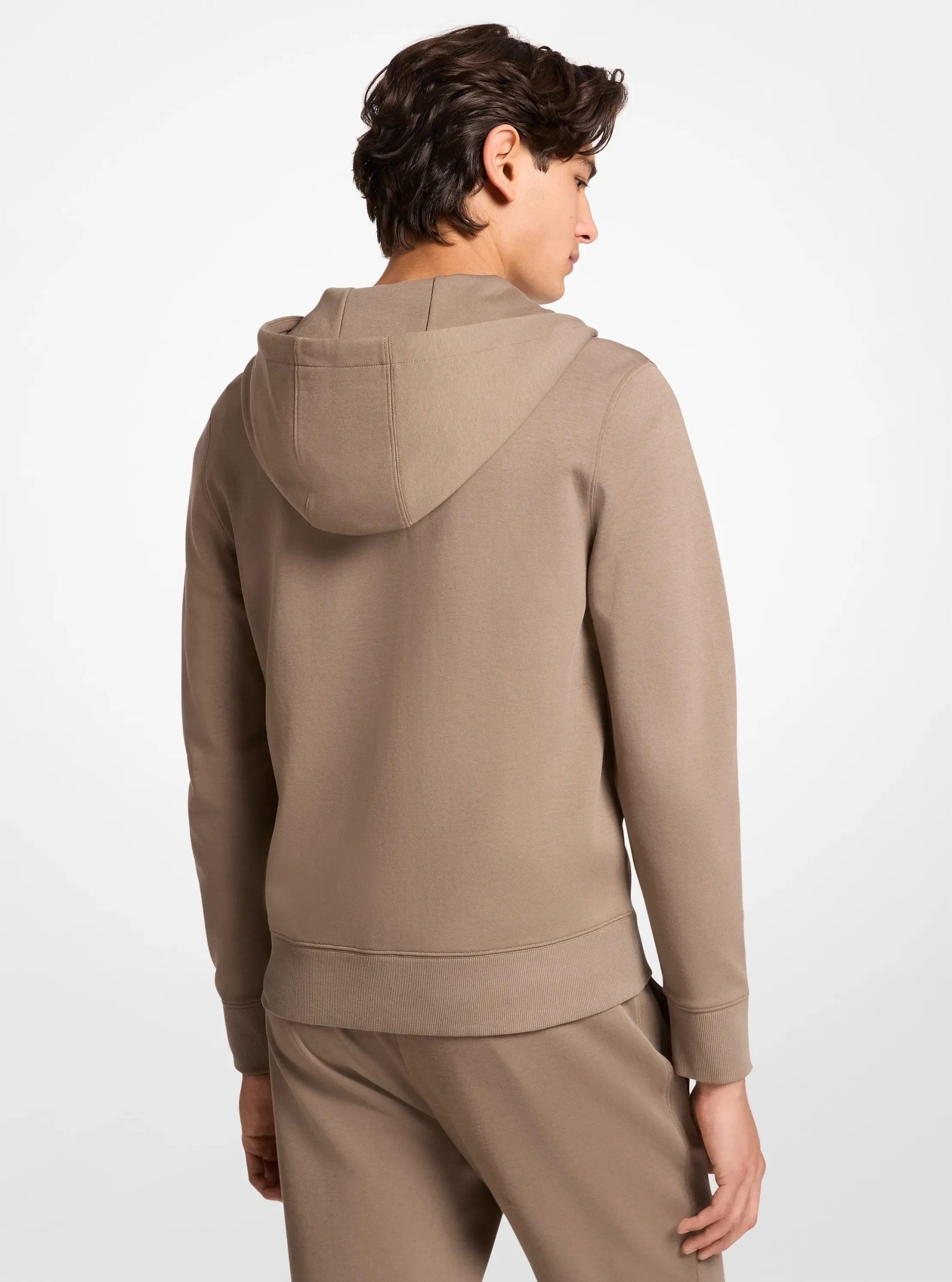 Michael Kors Logo Cotton Blend Zip-Up Hoodie - Preorder