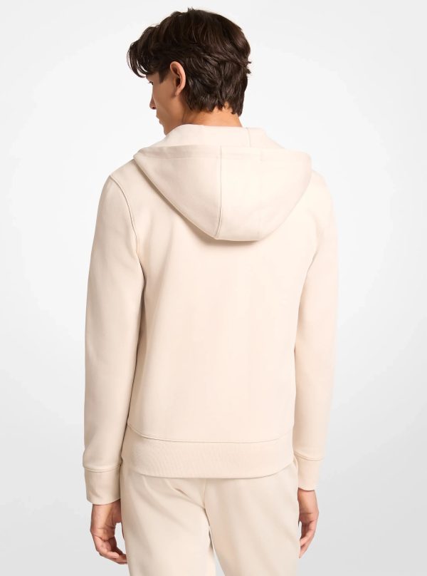 Michael Kors Logo Cotton Blend Zip-Up Hoodie - Preorder