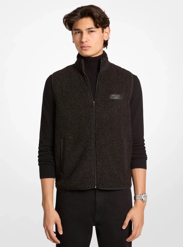 Michael Kors Sherpa Zip-Up Vest - Preorder