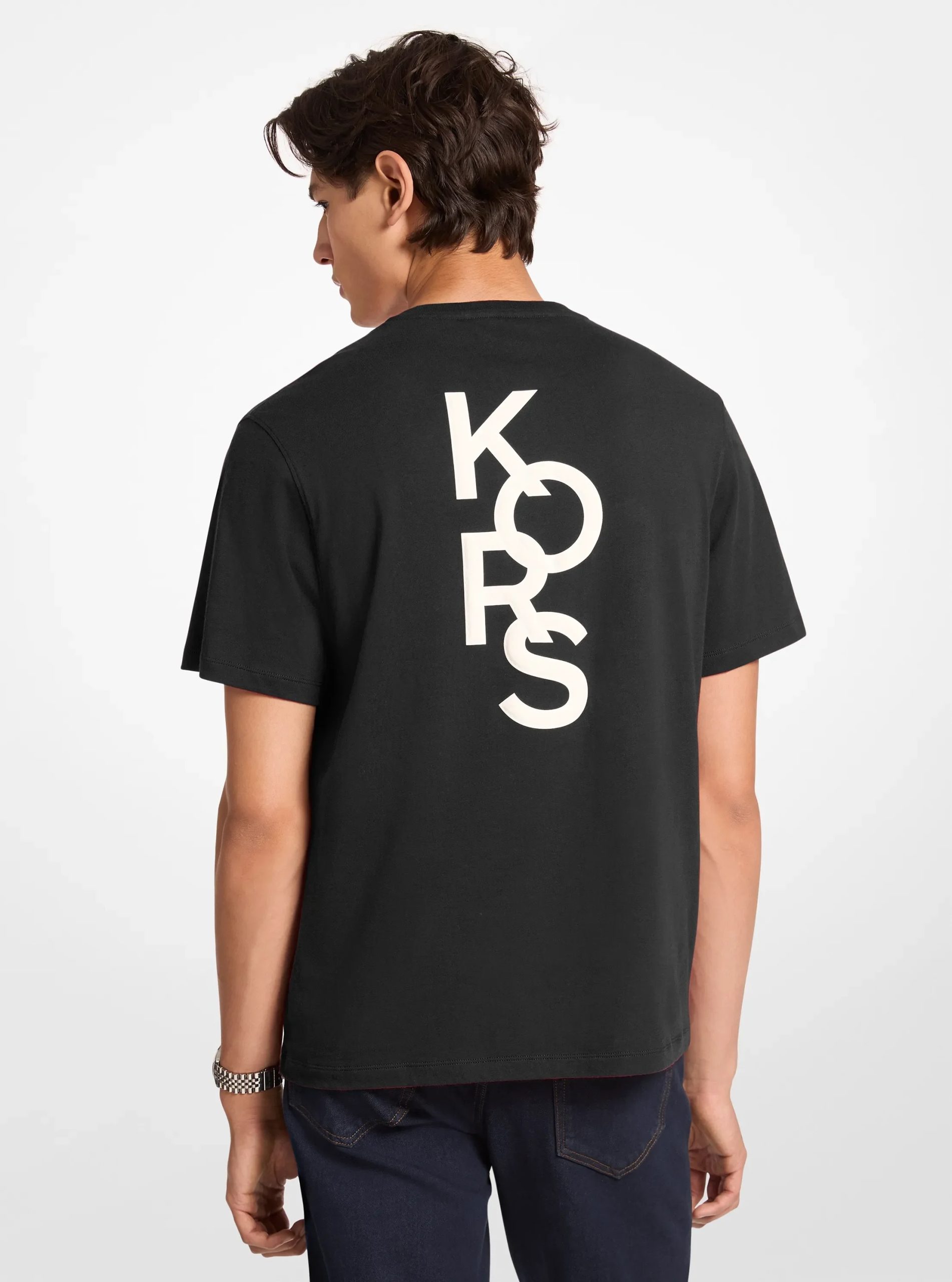 Michael Kors Graphic Logo Cotton Jersey T-Shirt - Preorder
