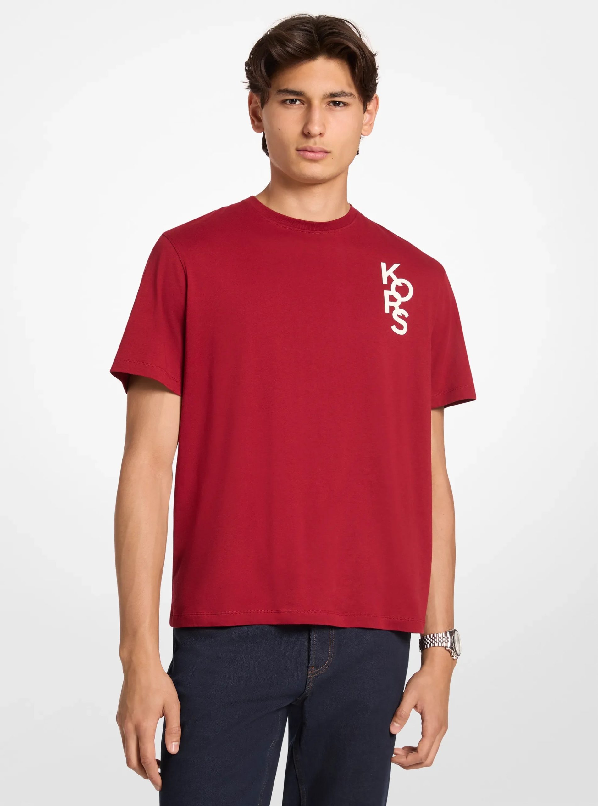 Michael Kors Graphic Logo Cotton Jersey T-Shirt - Preorder