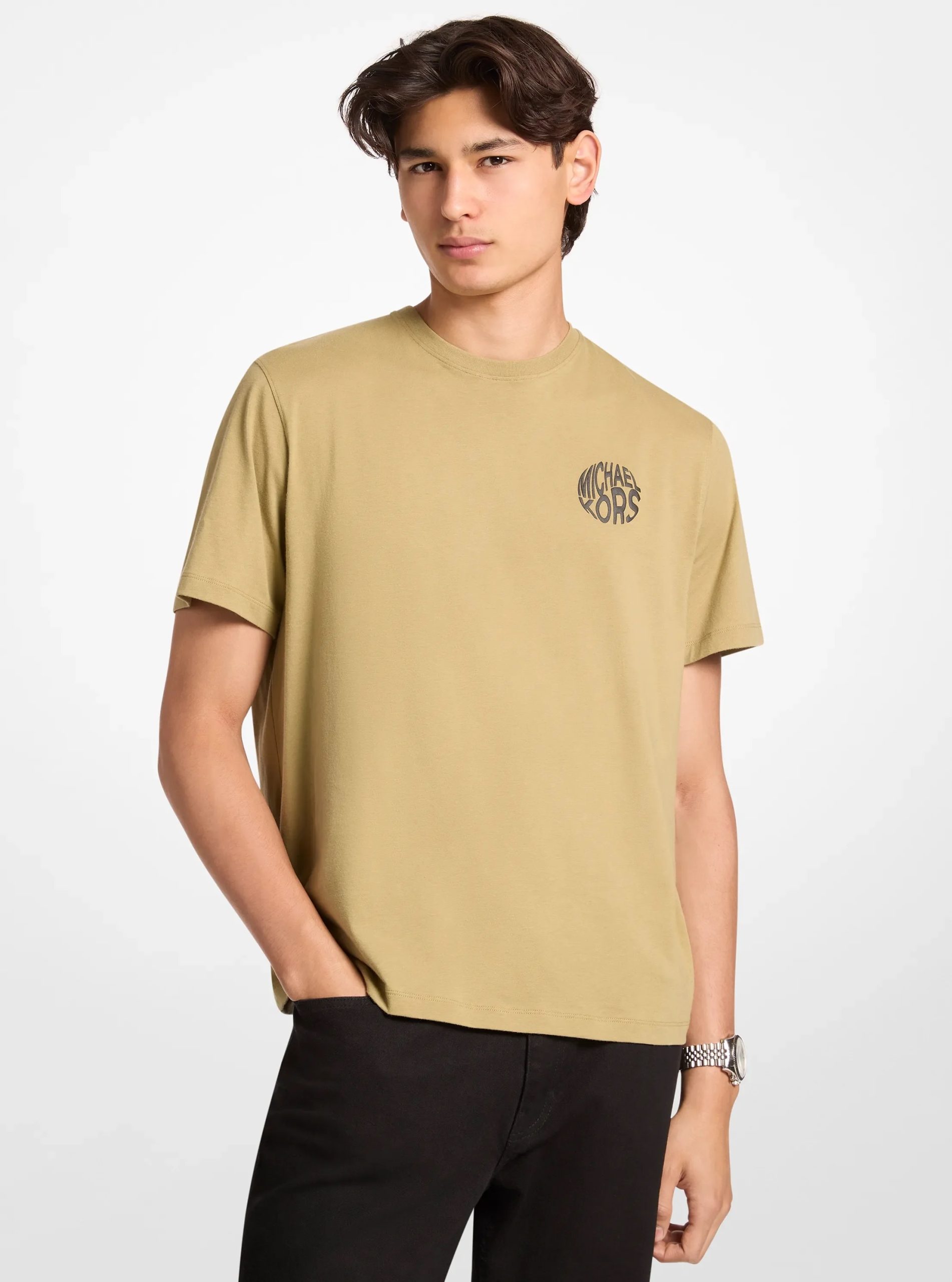 Michael Kors Graphic Logo Cotton Jersey T-Shirt - Preorder