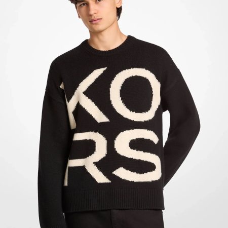 Michael Kors KORS Wool Blend Sweater - Preorder — Black