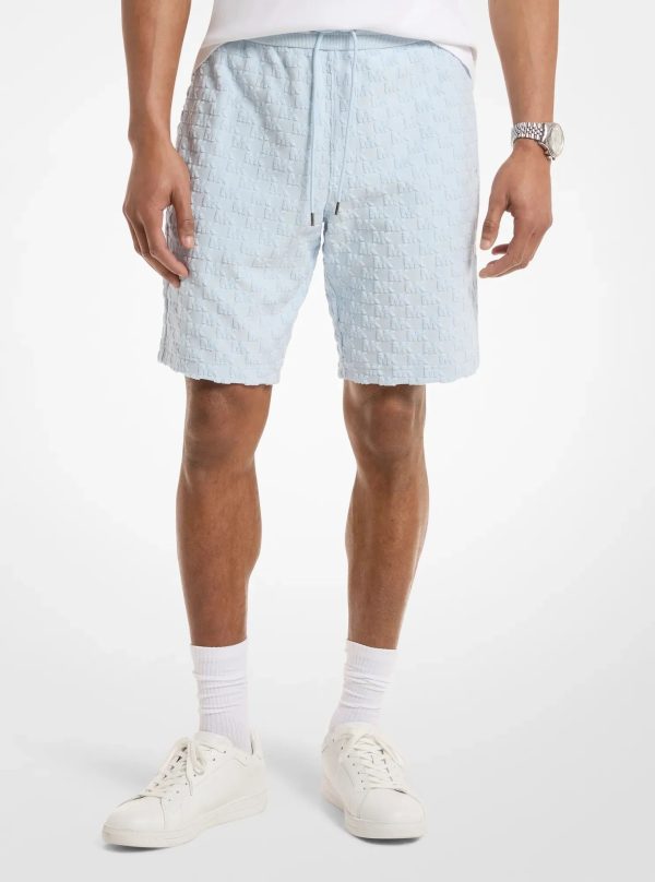 Michael Kors Logo Jacquard Terry Shorts - Preorder