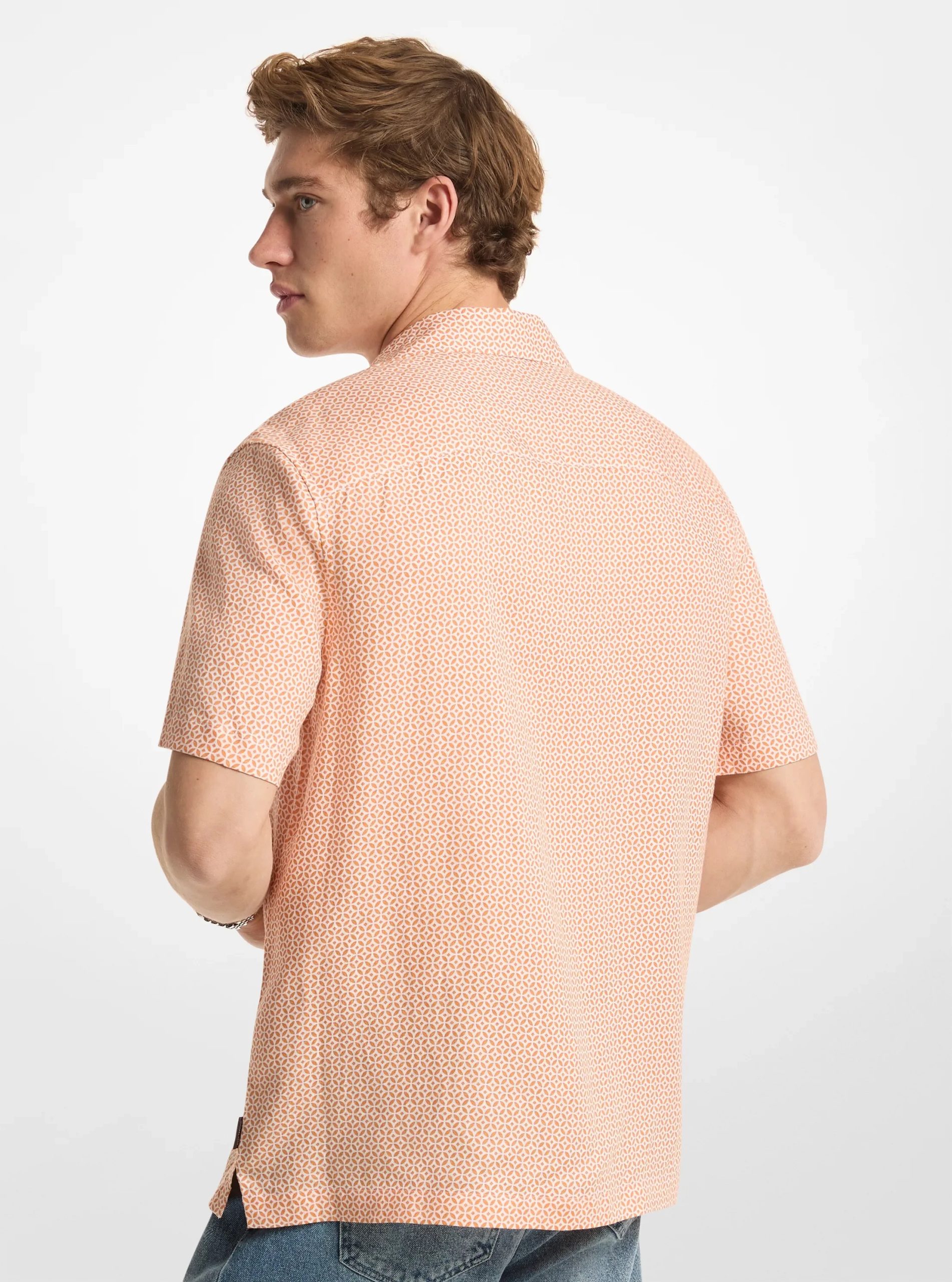Michael Kors Tile Print Linen Shirt - Preorder - Image 6