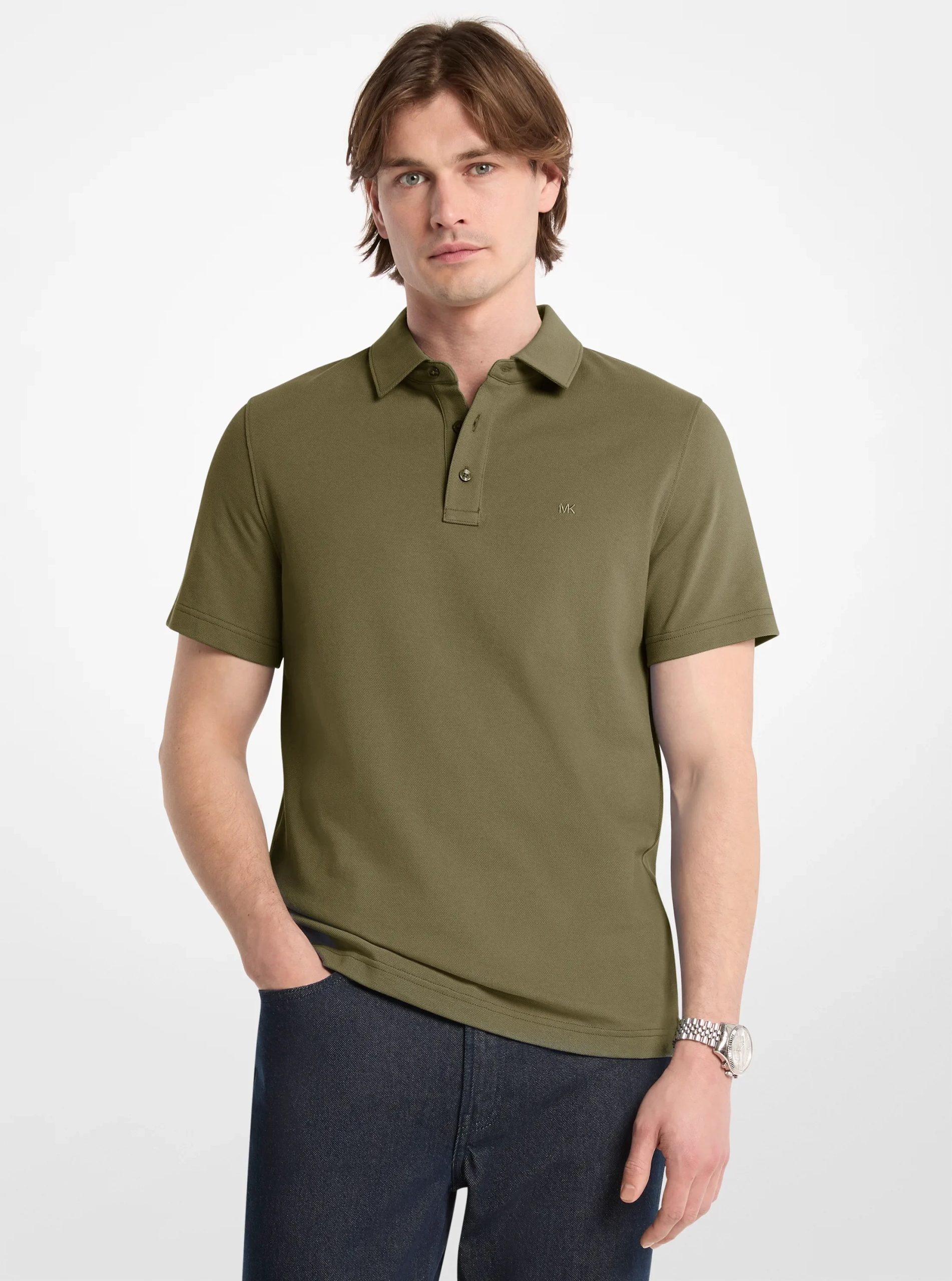 Michael Kors Pima Cotton Piqué Polo Shirt - Preorder