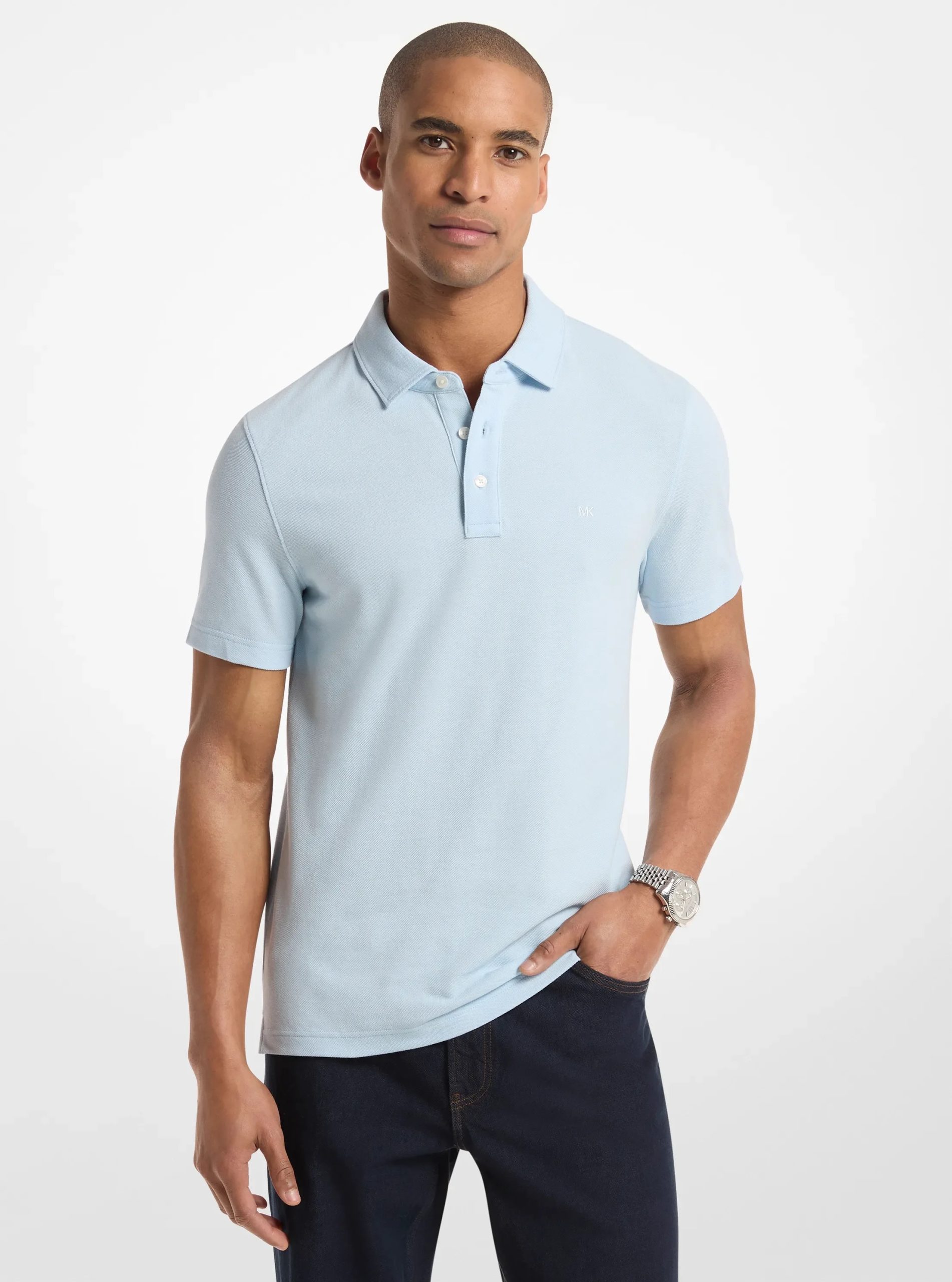 Michael Kors Pima Cotton Piqué Polo Shirt - Preorder