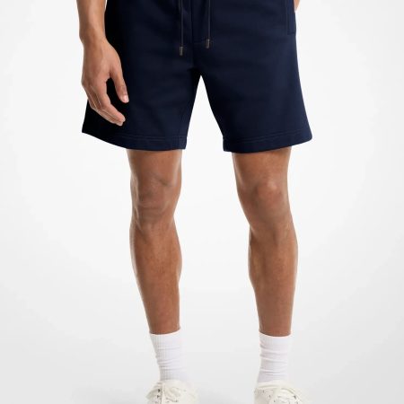 Michael Kors Logo Cotton Shorts - Preorder — Midnight