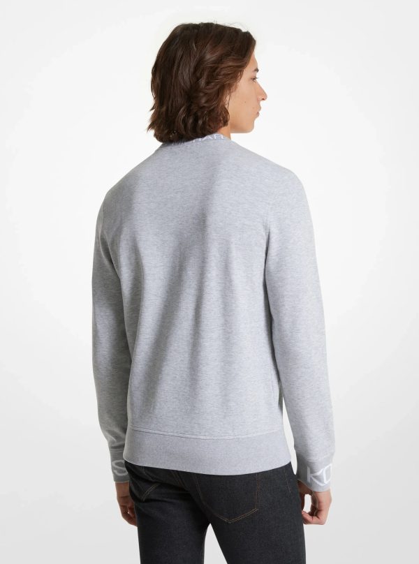 Michael Kors Logo Trim Cotton Blend Sweatshirt - Preorder