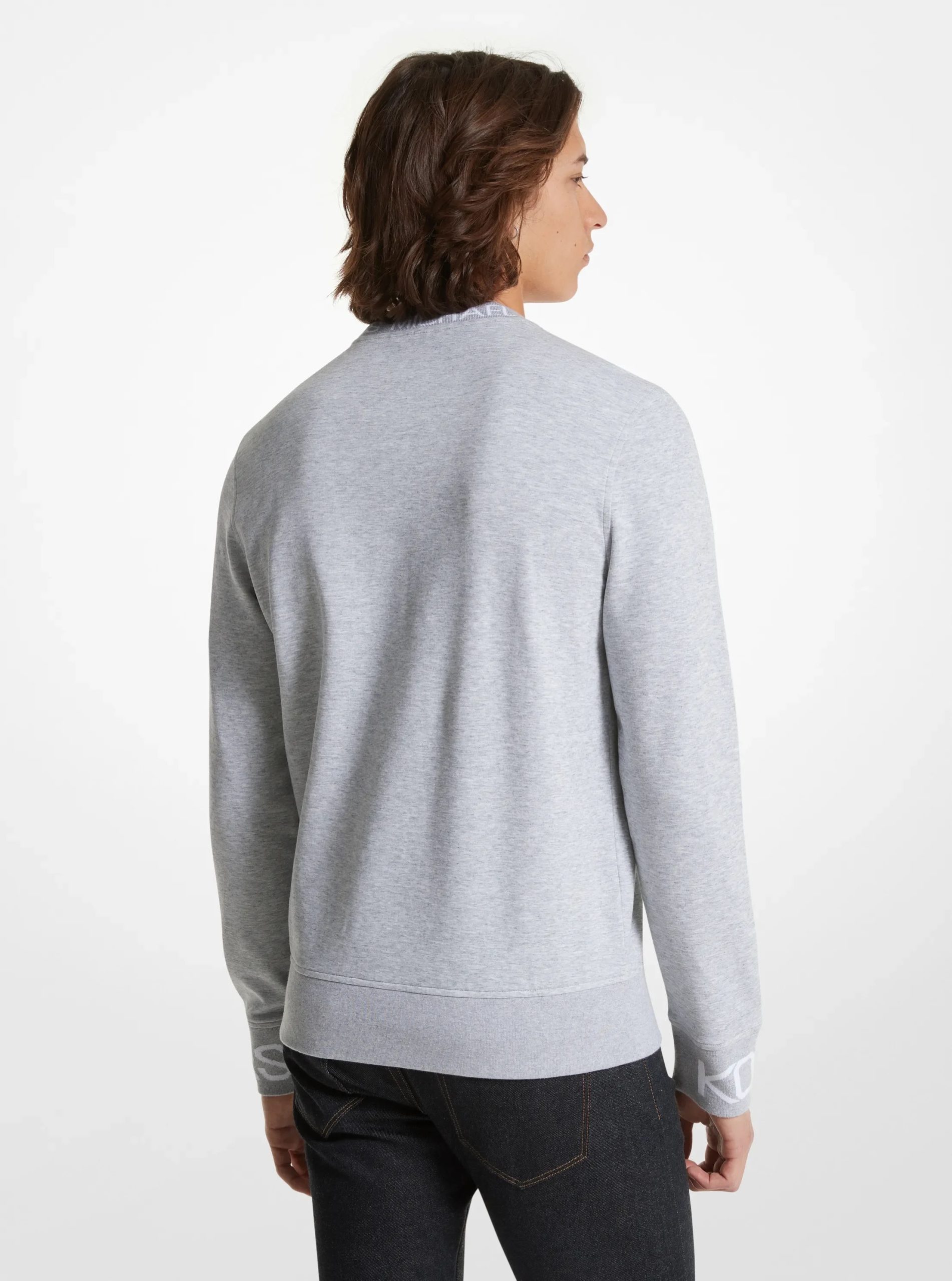 Michael Kors Logo Trim Cotton Blend Sweatshirt - Preorder