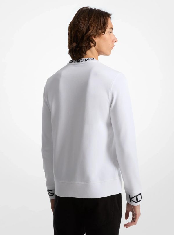 Michael Kors Logo Trim Cotton Blend Sweatshirt - Preorder
