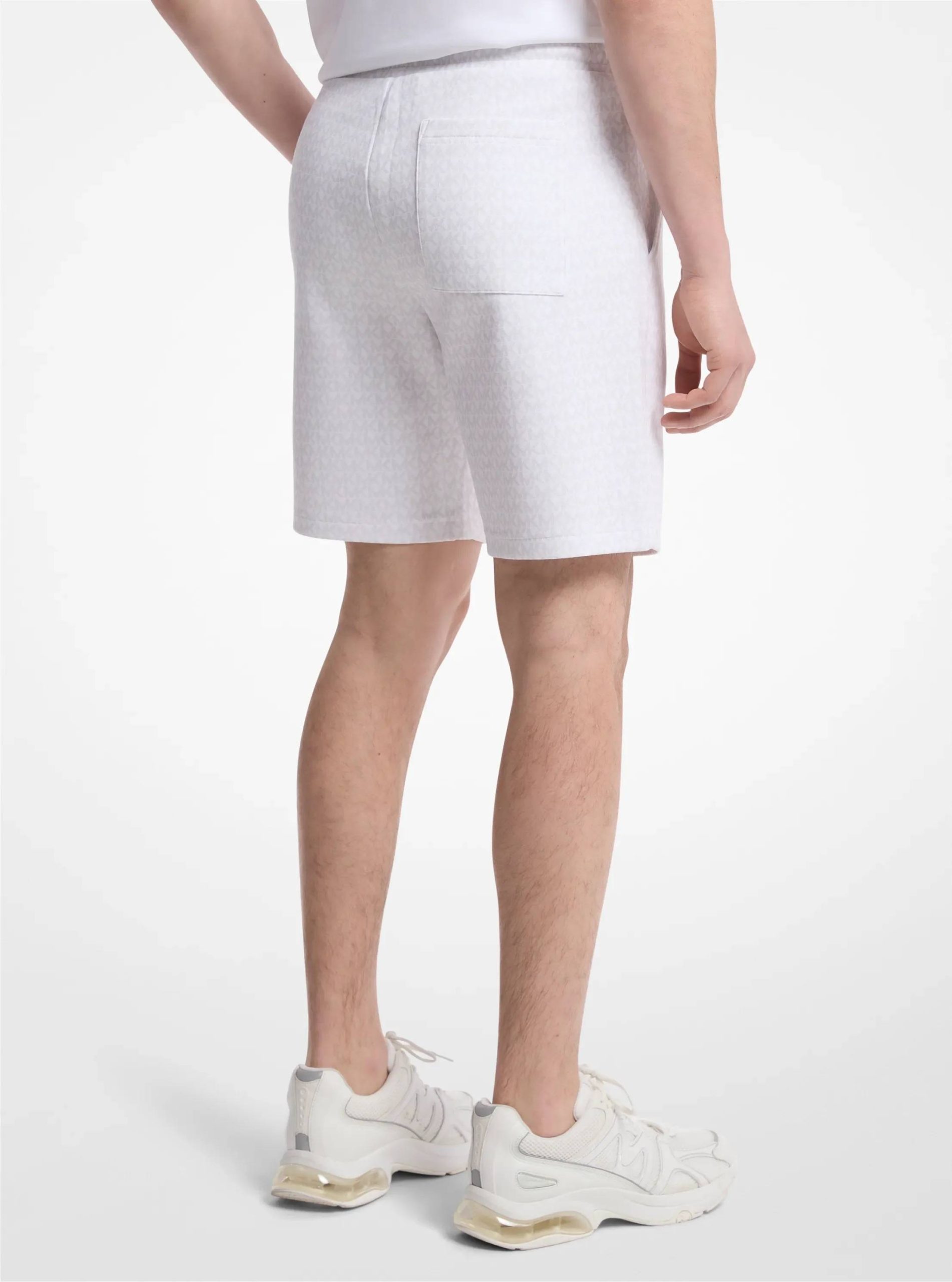 Michael Kors Signature Logo Cotton Blend Shorts - Preorder - Image 6