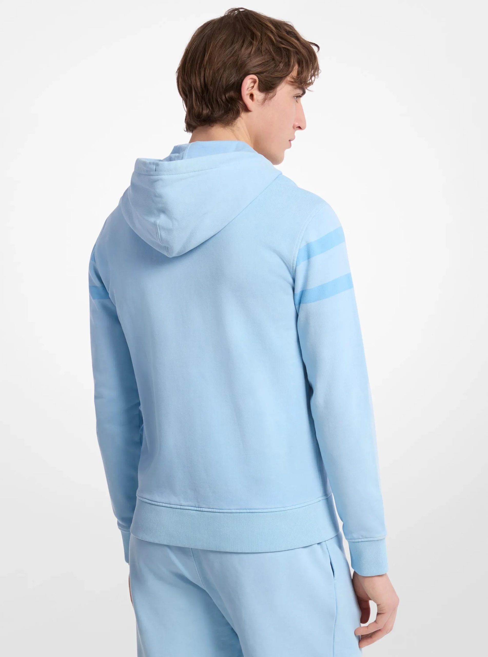 Michael Kors Logo Garment-Dyed Cotton Zip Up Hoodie - Preorder