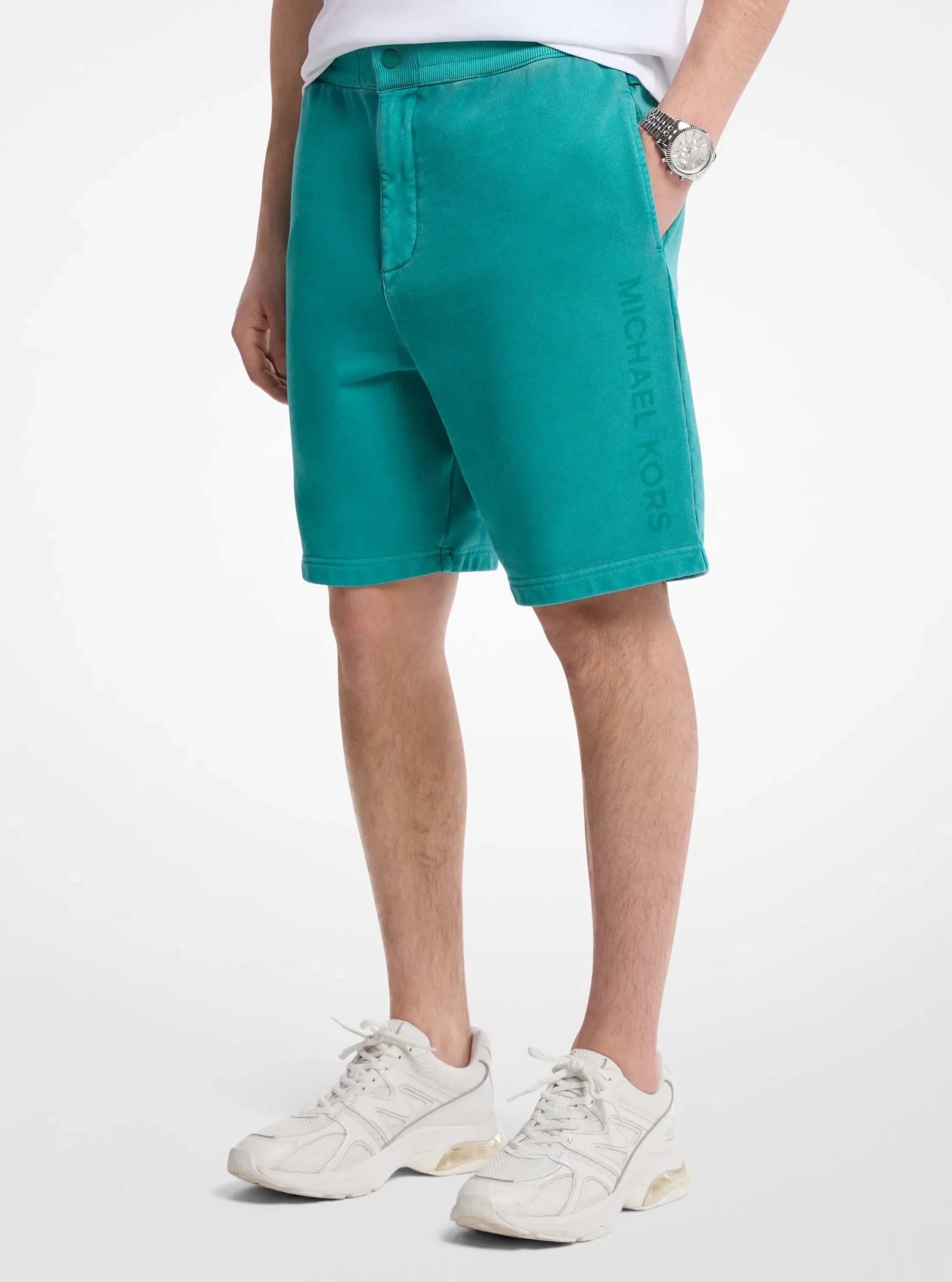 Michael Kors Garment-Dyed Cotton Shorts - Preorder