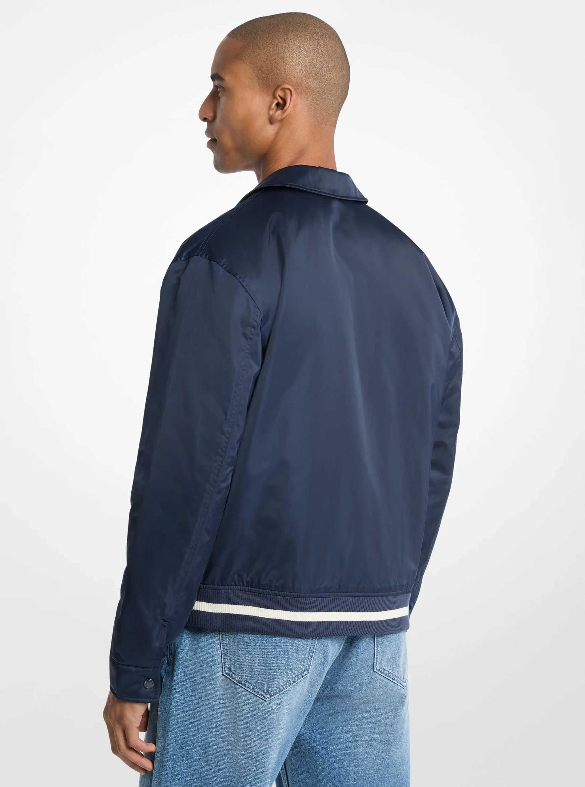 Michael Kors KORS Matte Satin Varsity Jacket - Preorder