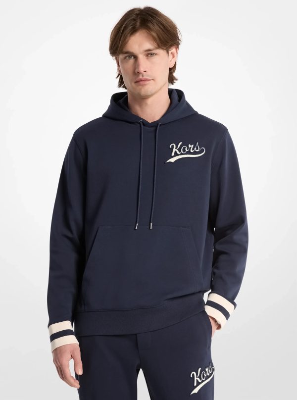 Michael Kors KORS Varsity Knit Cotton Blend Hoodie - Preorder