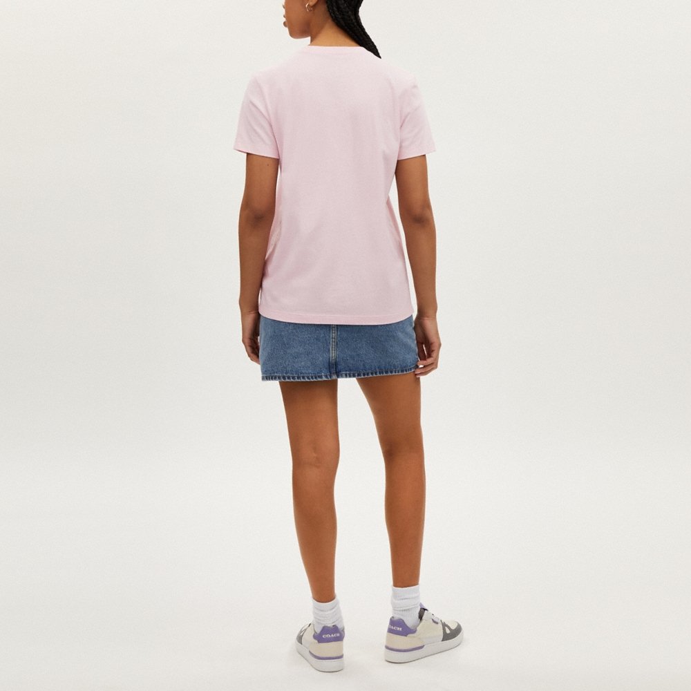 Coach Outlet Signature T-Shirt In Organic Cotton - Preorder