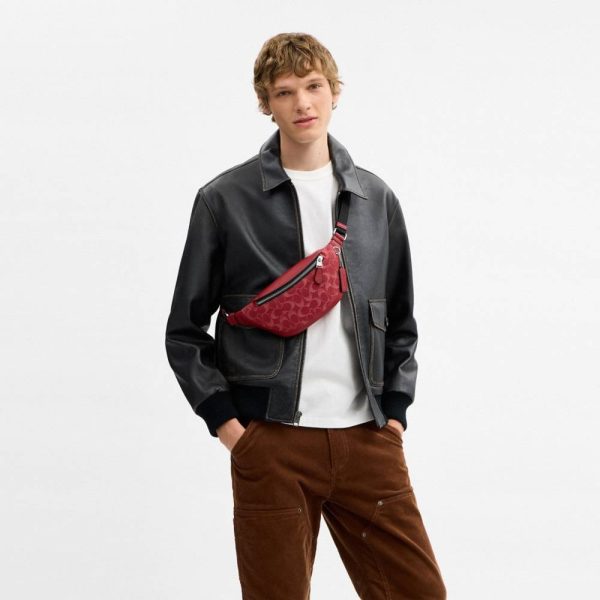Coach Outlet Warren Mini Belt Bag In Signature Denim - Preorder