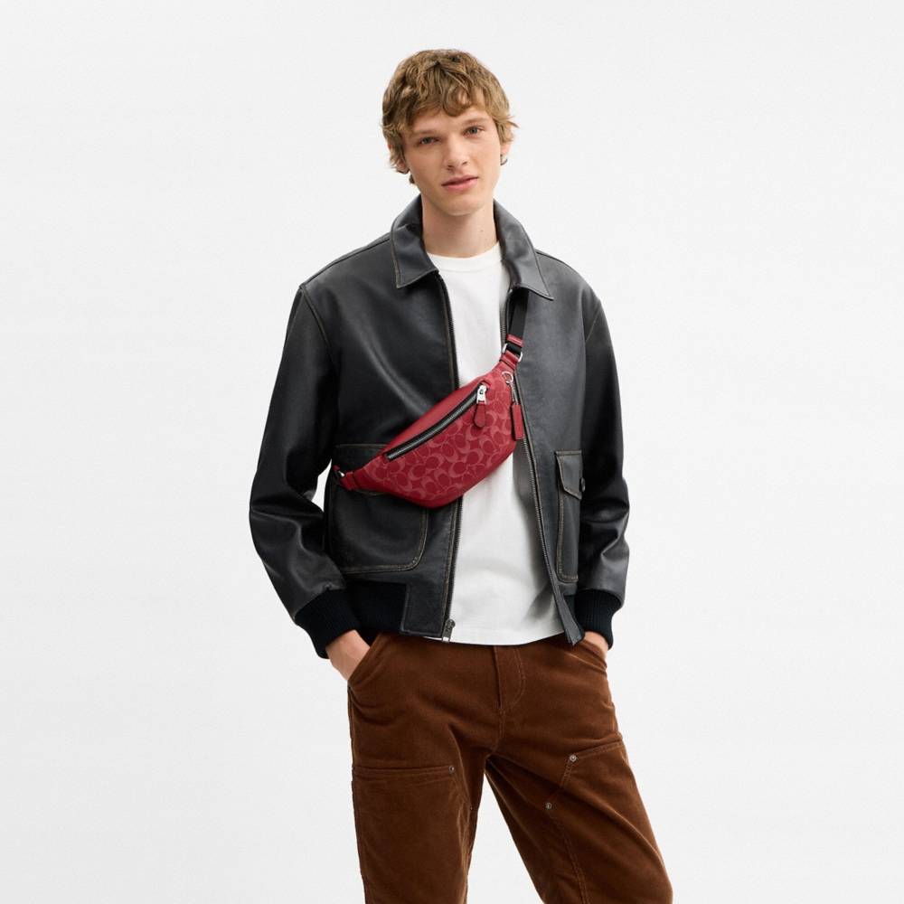 Coach Outlet Warren Mini Belt Bag In Signature Denim - Preorder
