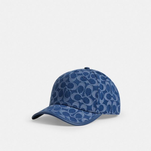 Coach Outlet Signature Denim Baseball Hat - Preorder