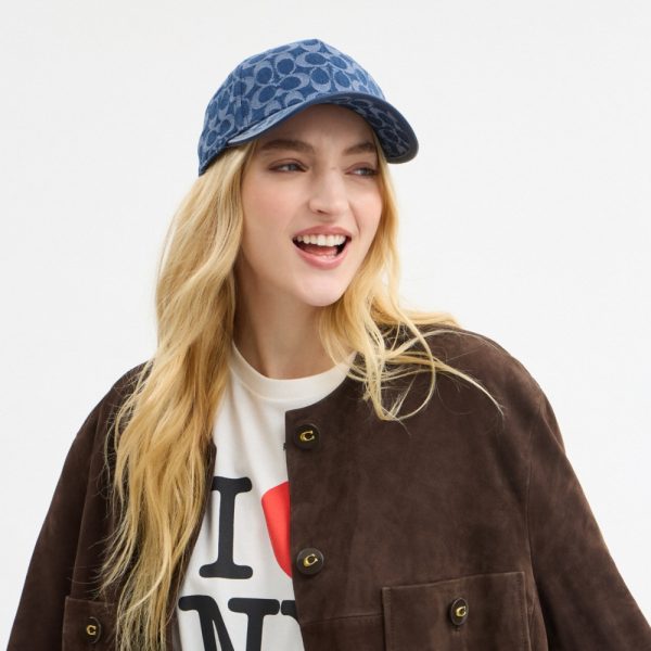 Coach Outlet Signature Denim Baseball Hat - Preorder