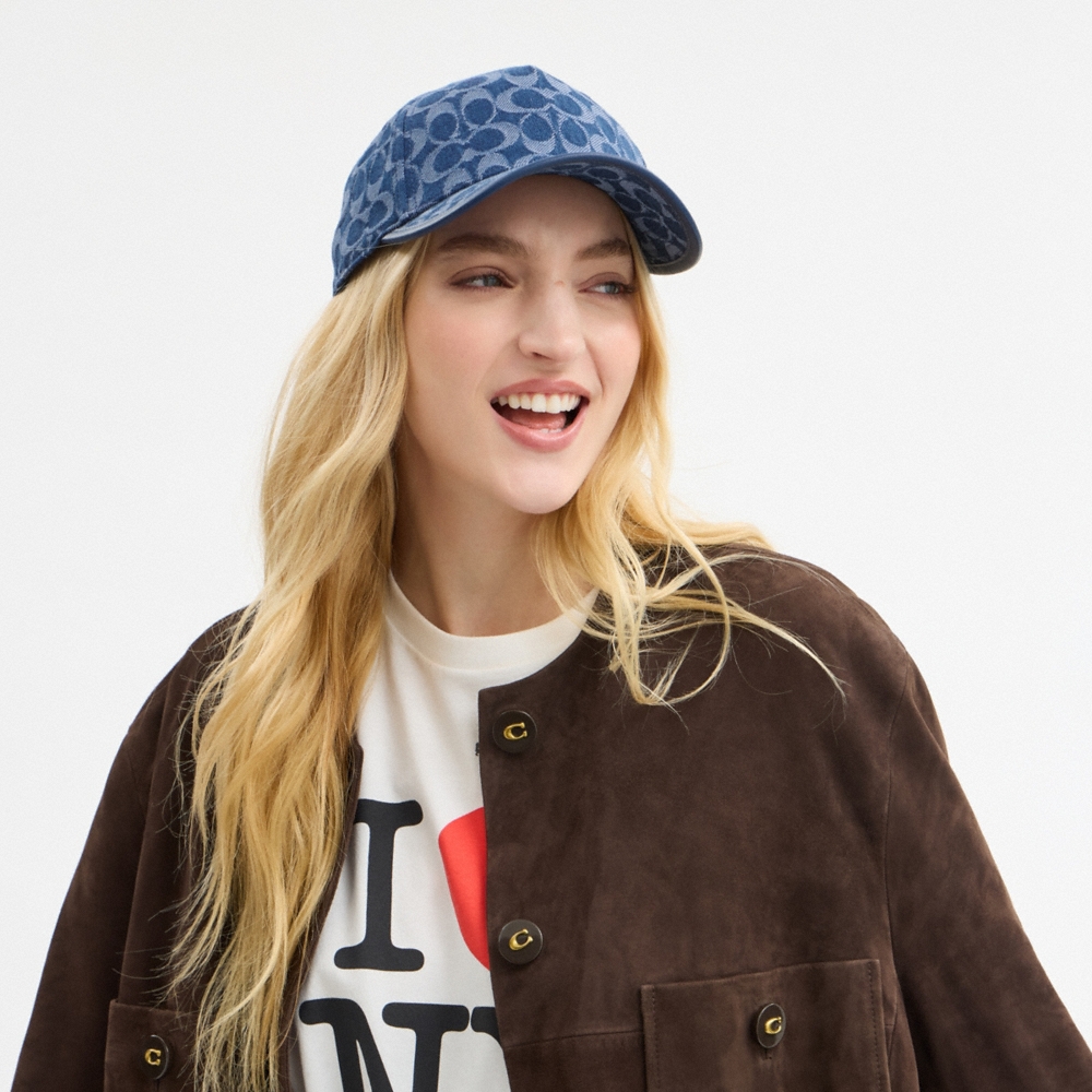 Coach Outlet Signature Denim Baseball Hat - Preorder