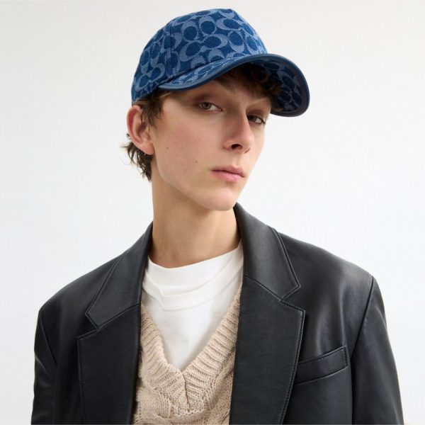 Coach Outlet Signature Denim Baseball Hat - Preorder