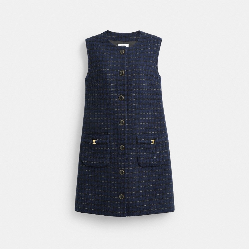 Coach Outlet Heritage C Boucle Dress - Preorder