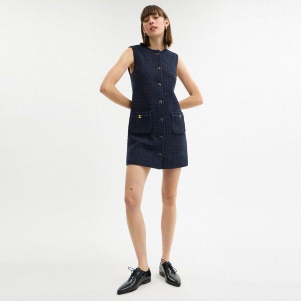 Coach Outlet Heritage C Boucle Dress - Preorder
