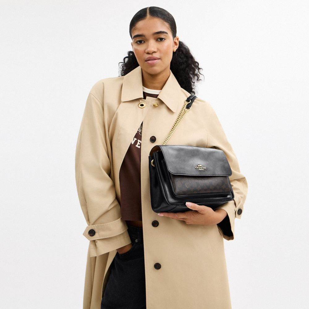Coach Outlet Elodie Crossbody Bag In Signature Canvas - Preorder