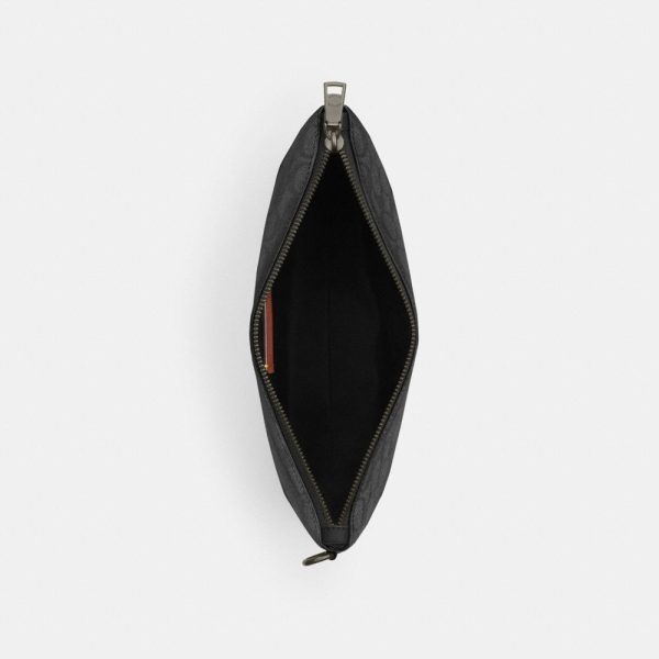 Coach Outlet Pouch In Signature Canvas - Preorder