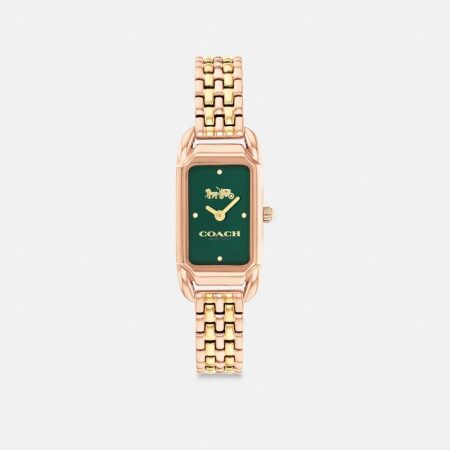 Coach Cadie Watch, 17.5MM X 28.5MM - Preorder — Brass/Silver/Rose Brass