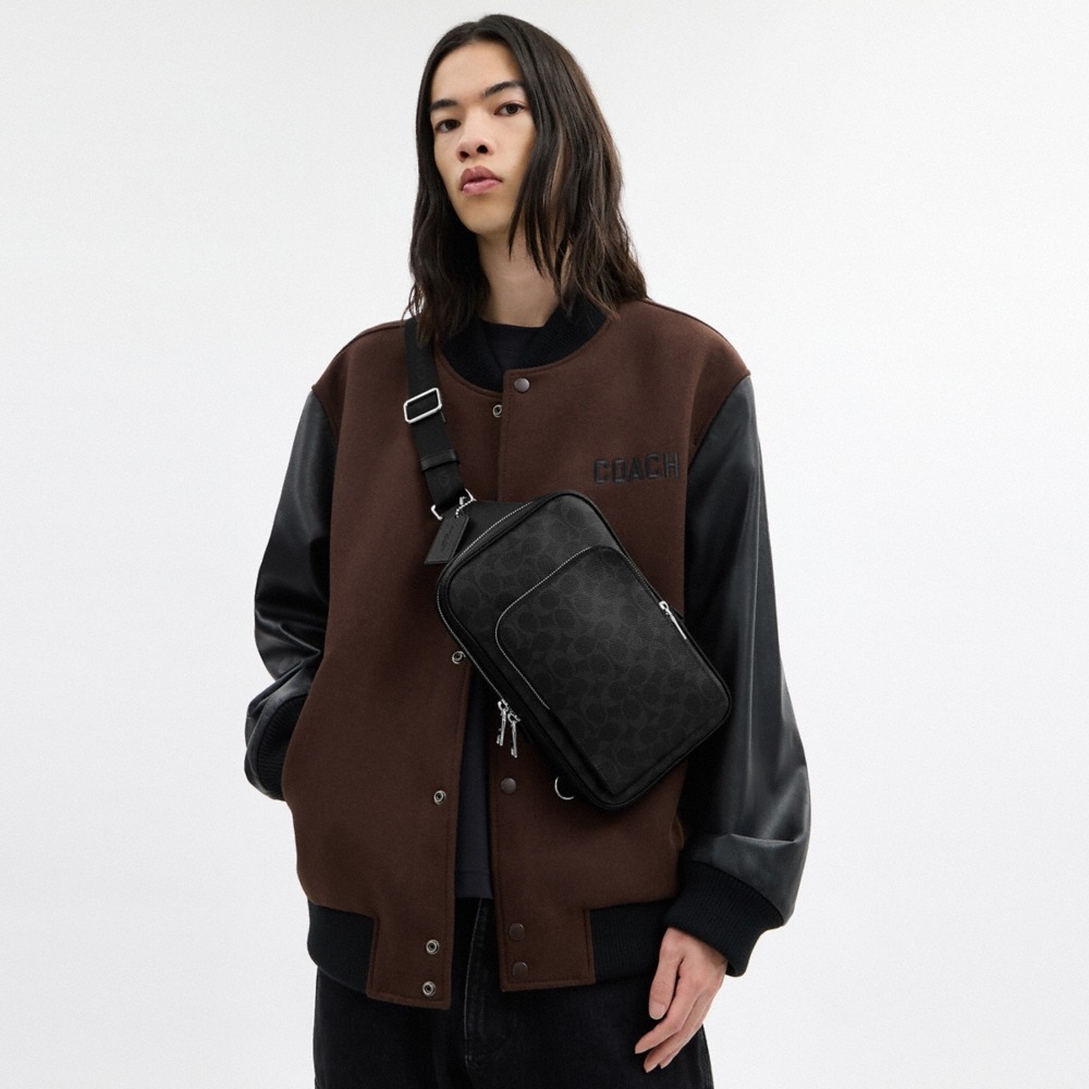 Coach Felix Sling Bag In Signature Canvas - Preorder